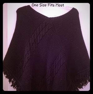 Black poncho